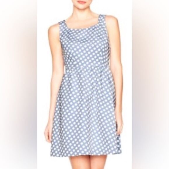 The Limited Polka Dot Sleeveless A-Line Dress - Picture 4 of 14